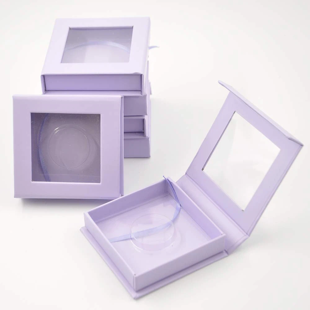 Purple Eyelash Packaging Box Purple Eyelash Packaging Box