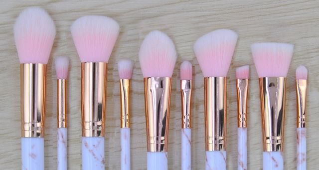 white brush