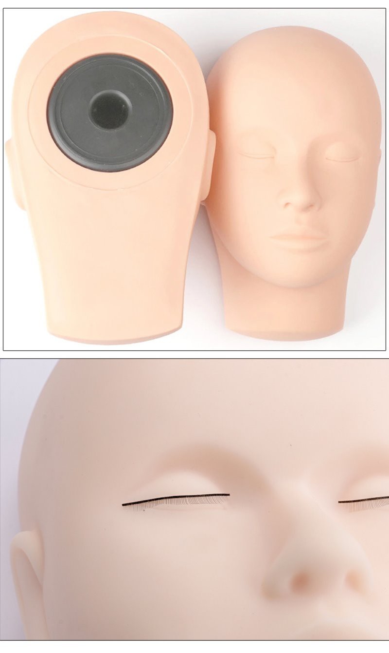 Eyelashes Practice Training Head