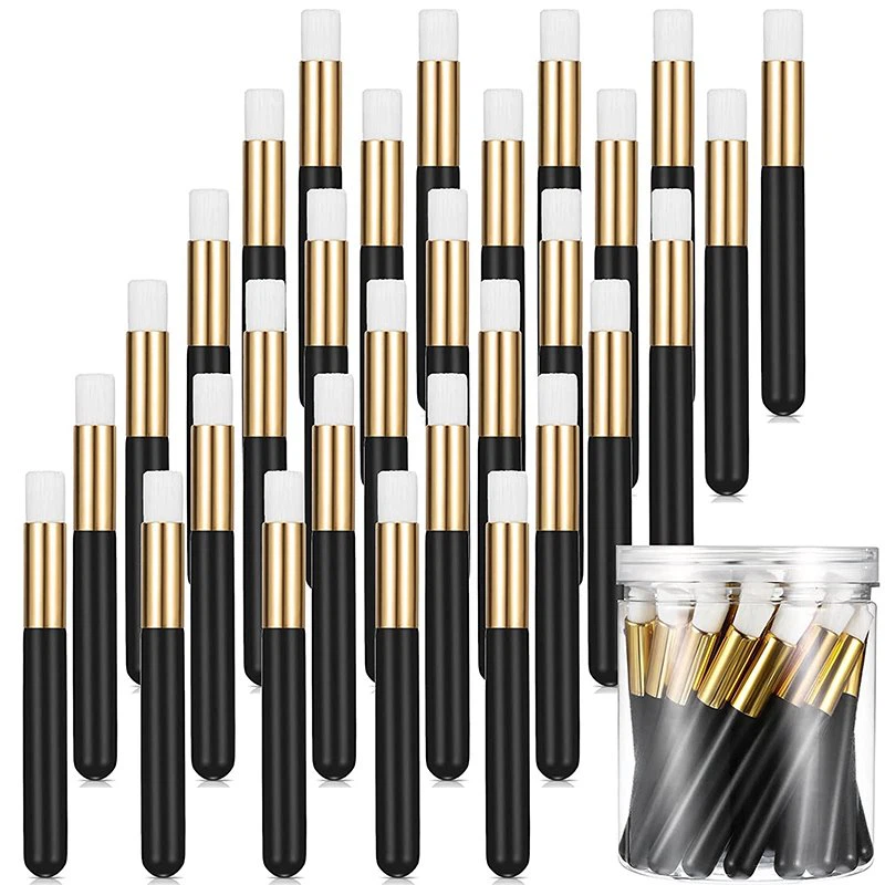 black cleaning brushes